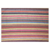 Fabric Stripes Patroon verkleurde I + uw ideeën Tafelkleed (Voorkant (Horizontaal))