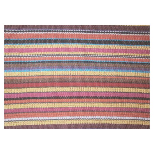 Fabric Stripes Patroon verkleurde I + uw ideeën Tafelkleed (Voorkant (Horizontaal))