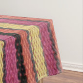 Fabric Stripes Patroon verkleurde I + uw ideeën Tafelkleed (Voorbeeld)