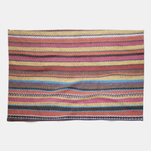 Fabric Stripes Patroon verkleurde I + uw ideeën Theedoek