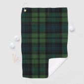 Fabric Tartan Golf Towel Golfhanddoek (Insitu)