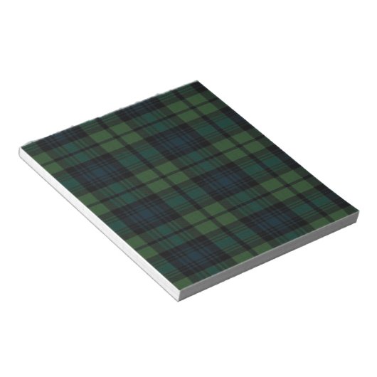 Fabric Tartan Notitieblok (Schuin)
