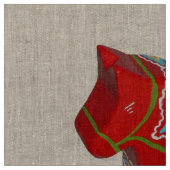 Fabric van Dala Horse Collector Stof (Close Up)