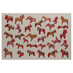 Fabric van Dala Horse Collector Stof