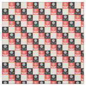 Fabric with a pattern with contrasting squares stof (Swatch)