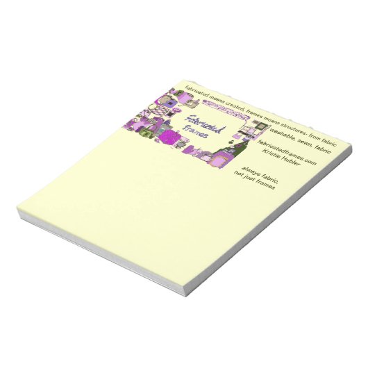 fabricatedframes.com logo Notitieblok (Linkerzijde)