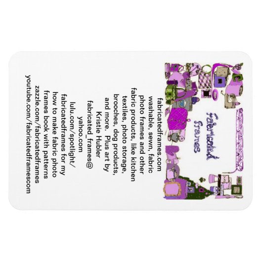 fabricatedframes.com logo Premium Flexi Magnet Magneet (Horizontaal)