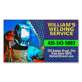 Fabrication Contractor, Professional Metal Welding Magnetisch Visitekaartje