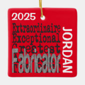 Fabricator Buitengewone CUSTOM Keramisch Ornament (Voorkant)