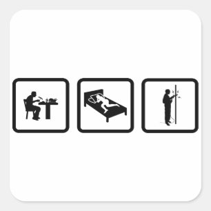 Fabricator Vierkante Sticker