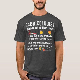 Fabricoloog Funny Sewing Fabric Lover Premium T-shirt