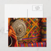 Fabrics, Bhutan Briefkaart (Voorkant / Achterkant)