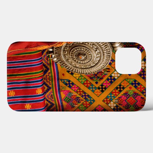 Fabrics, Bhutan Case-Mate iPhone Case (Achterkant (horizontaal))
