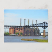 Fabriek achter het Briefkaart Bridge (Voorkant)