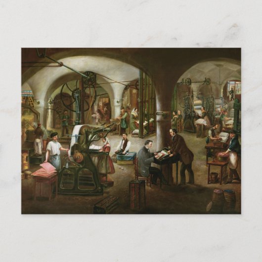 Fabriek in de Aubagne, 1861 Briefkaart (Voorkant)