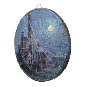 Fabriek in de Monlight (Stedelijk Landschap) (Luce Dartbord (Voorkant Rechts)