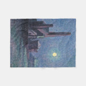 Fabriek in de Monlight (Stedelijk Landschap) (Luce Fleece Deken (Voorkant (Horizontaal))