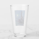 Fabriek in de Monlight (Stedelijk Landschap) (Luce Glas (Achterkant)