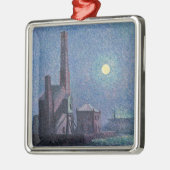 Fabriek in de Monlight (Stedelijk Landschap) (Luce Metalen Ornament (Links)