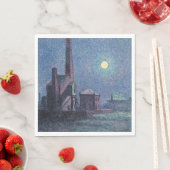 Fabriek in de Monlight (Stedelijk Landschap) (Luce Servet (Insitu)