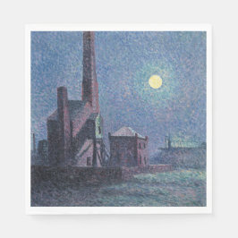 Fabriek in de Monlight (Stedelijk Landschap) (Luce Servet