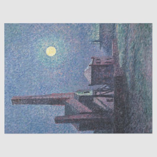 Fabriek in de Monlight (Stedelijk Landschap) (Luce Tissuepapier (Voorkant)