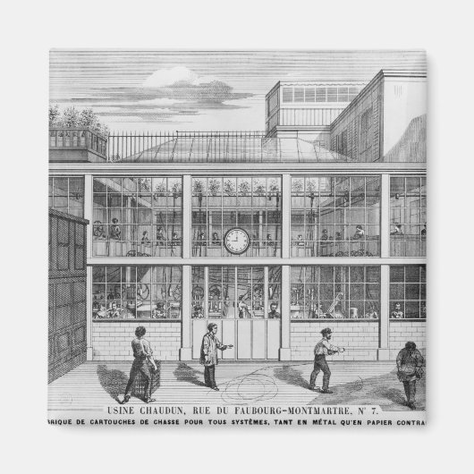 Fabriek voor patronen voor geweren, Usine Chaudun Magneet (Voorkant)