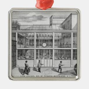 Fabriek voor patronen voor geweren, Usine Chaudun Metalen Ornament