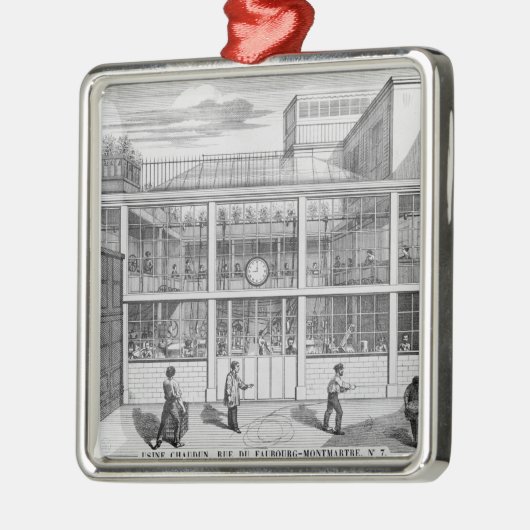 Fabriek voor patronen voor geweren, Usine Chaudun Metalen Ornament (Links)