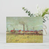 Fabrieken bij Asnieres door Vincent van Gogh (Staand voorkant)