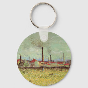 Fabrieken bij Asnieres door Vincent van Gogh Sleutelhanger