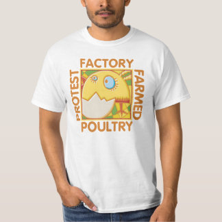 Fabrieksmatig Boerderij Dierenrechten T-shirt
