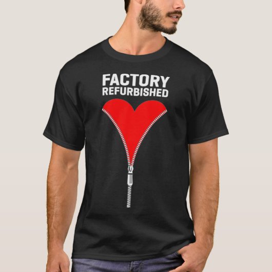 Fabrieksmatig gerenoveerde hartchirurgie Zipper Cl T-shirt (Voorkant)