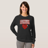 Fabrieksmatig gereviseerde open hartchirurgie t-shirt (Voorkant volledig)