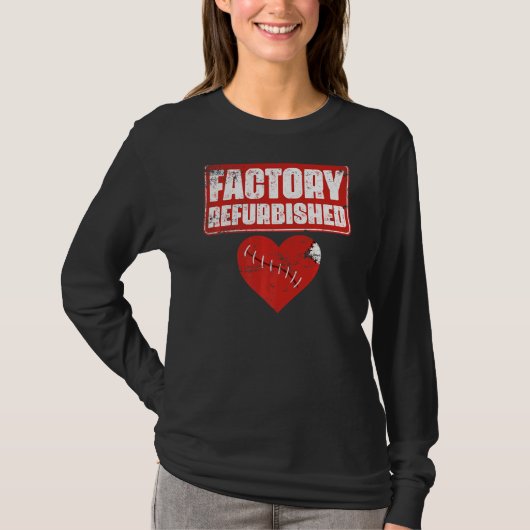 Fabrieksmatig gereviseerde open hartchirurgie t-shirt (Voorkant)