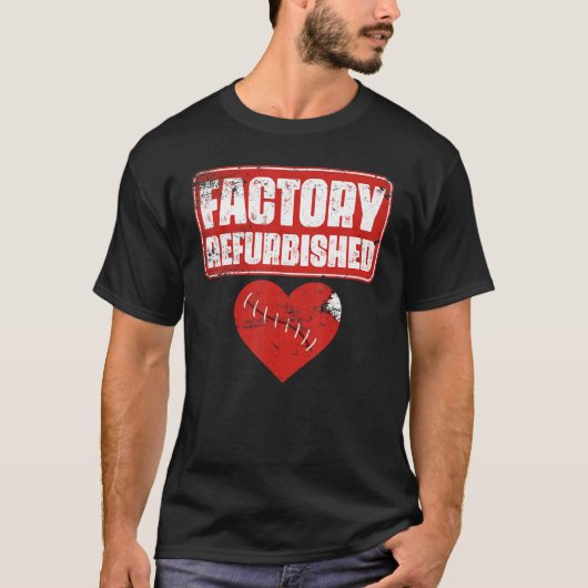 Fabrieksmatig gereviseerde open hartchirurgie t-shirt (Voorkant)