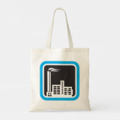 Fabrieksmatige Canvas tas (Achterkant)