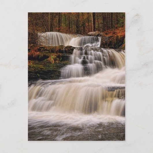 Fabrieksmatige Herfsten in de Poconos van Pennsylv Briefkaart (Voorkant)