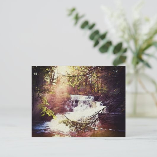 Fabrieksmatige Herfsten in het schilderen van de P Briefkaart (Staand voorkant)