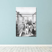 Fabrieksmatige kinderen, of de liefde veroverde an canvas afdruk (Insitu (Houten vloer))