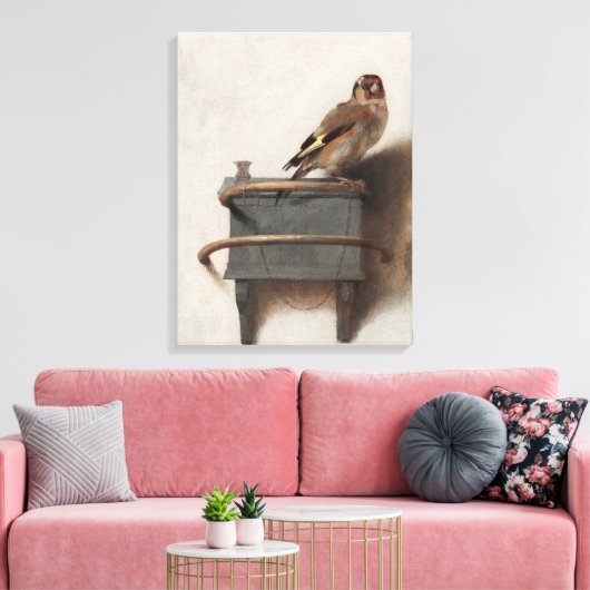 Fabritius De Goudvink Schilderkunst Print (Insitu (Woonkamer))
