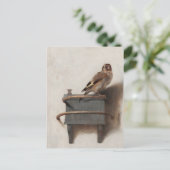 Fabritius De Goudvink Schilderkunst Print Briefkaart (Staand voorkant)