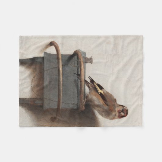 Fabritius De Goudvink Schilderkunst Print Fleece Deken (Voorkant (Horizontaal))