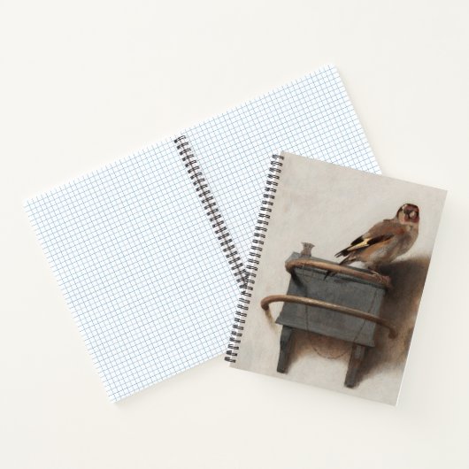 Fabritius De Goudvink Schilderkunst Print Notitieboek (Binnen)