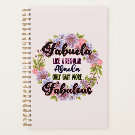 Fabuela als een gewone Abuela enige manier fantast Planner (Voorkant)