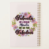 Fabuela als een gewone Abuela enige manier fantast Planner (Achterkant)