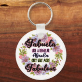 Fabuela als een gewone Abuela enige manier fantast Sleutelhanger (Voorkant)