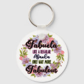 Fabuela als een gewone Abuela enige manier fantast Sleutelhanger (Achterkant)