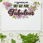 Fabuela als een gewone Abuela enige manier fantast Theedoek (Gevouwen)