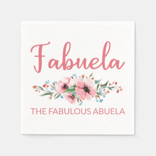Fabuela Definition I - Fabulous Abuela Flowery Servet